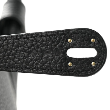 Hermes Taurillon Clemence Lindy 34 Black 7 of 10
