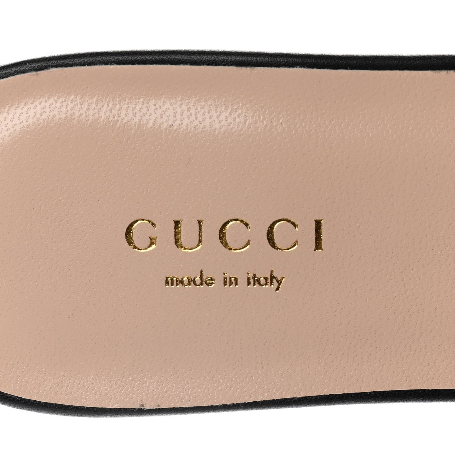 Gucci Malaga Kid GG Marmont Flat Slide Sandals 37 Black 8 of 10