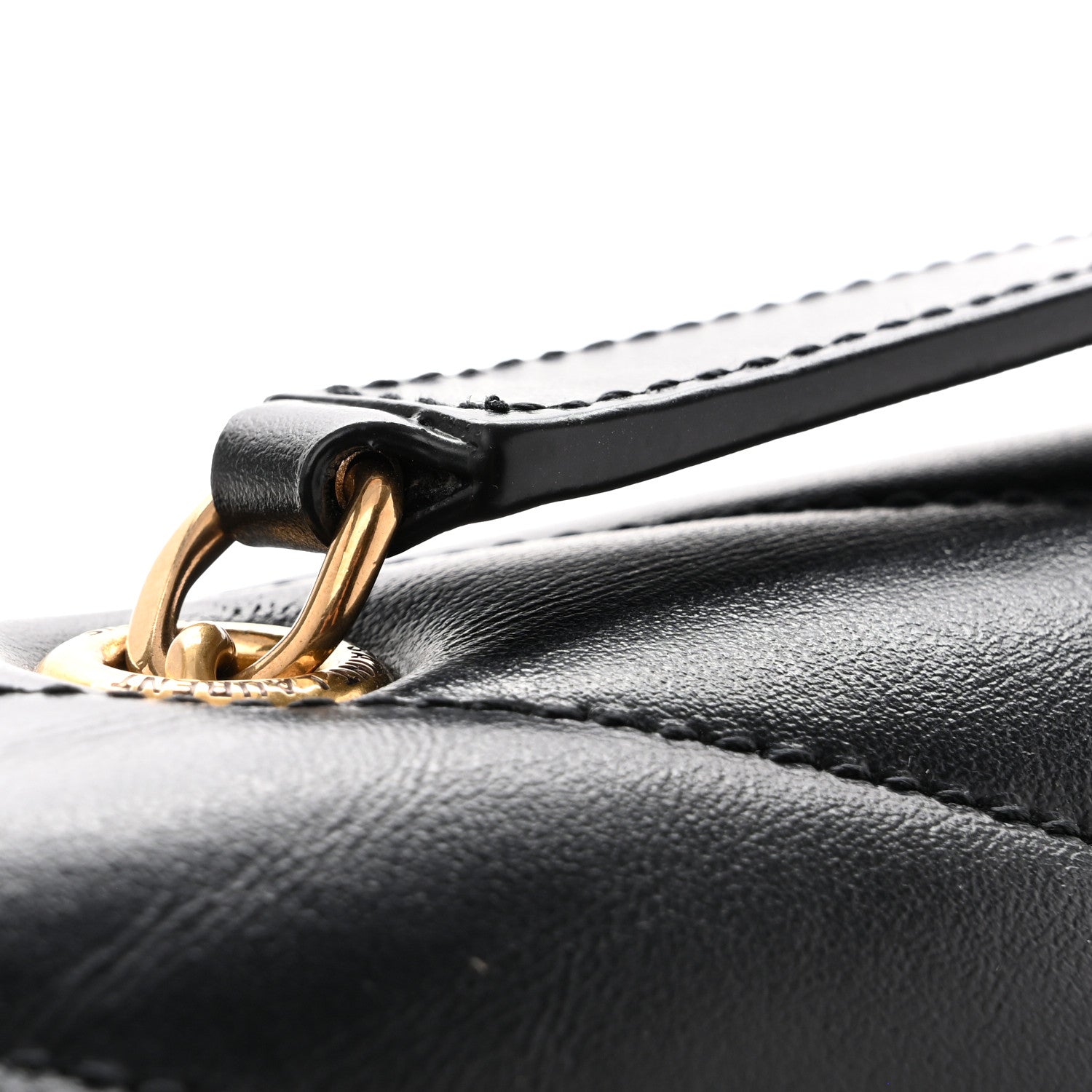 Saint Laurent Calfskin Y Quilted Monogram Small Loulou Chain Satchel Black 14 of 14