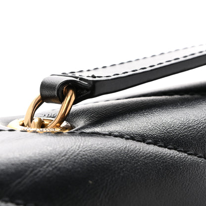 Saint Laurent Calfskin Y Quilted Monogram Small Loulou Chain Satchel Black 14 of 14