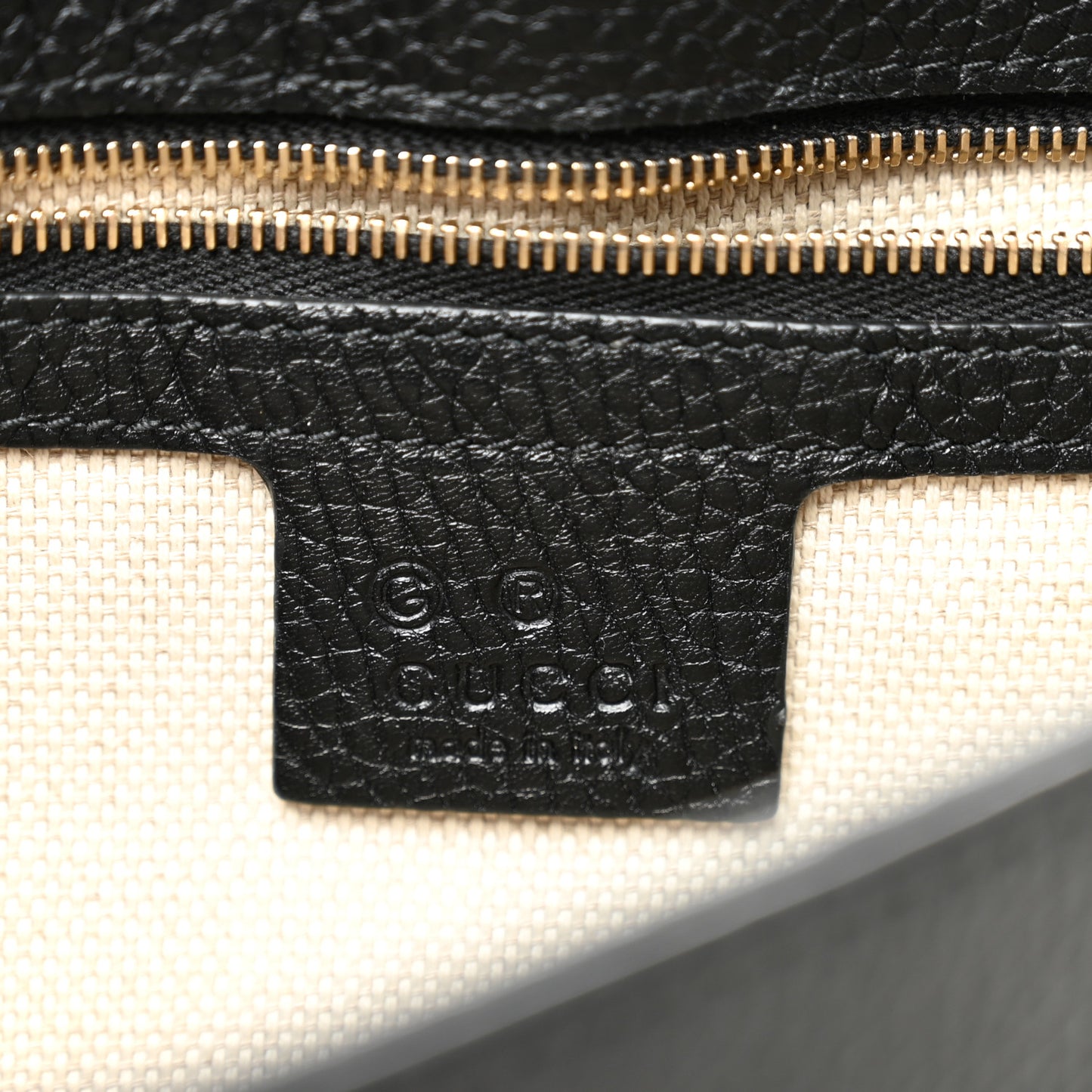 Pebbled Calfskin Medium Soho Flap Crossbody Black