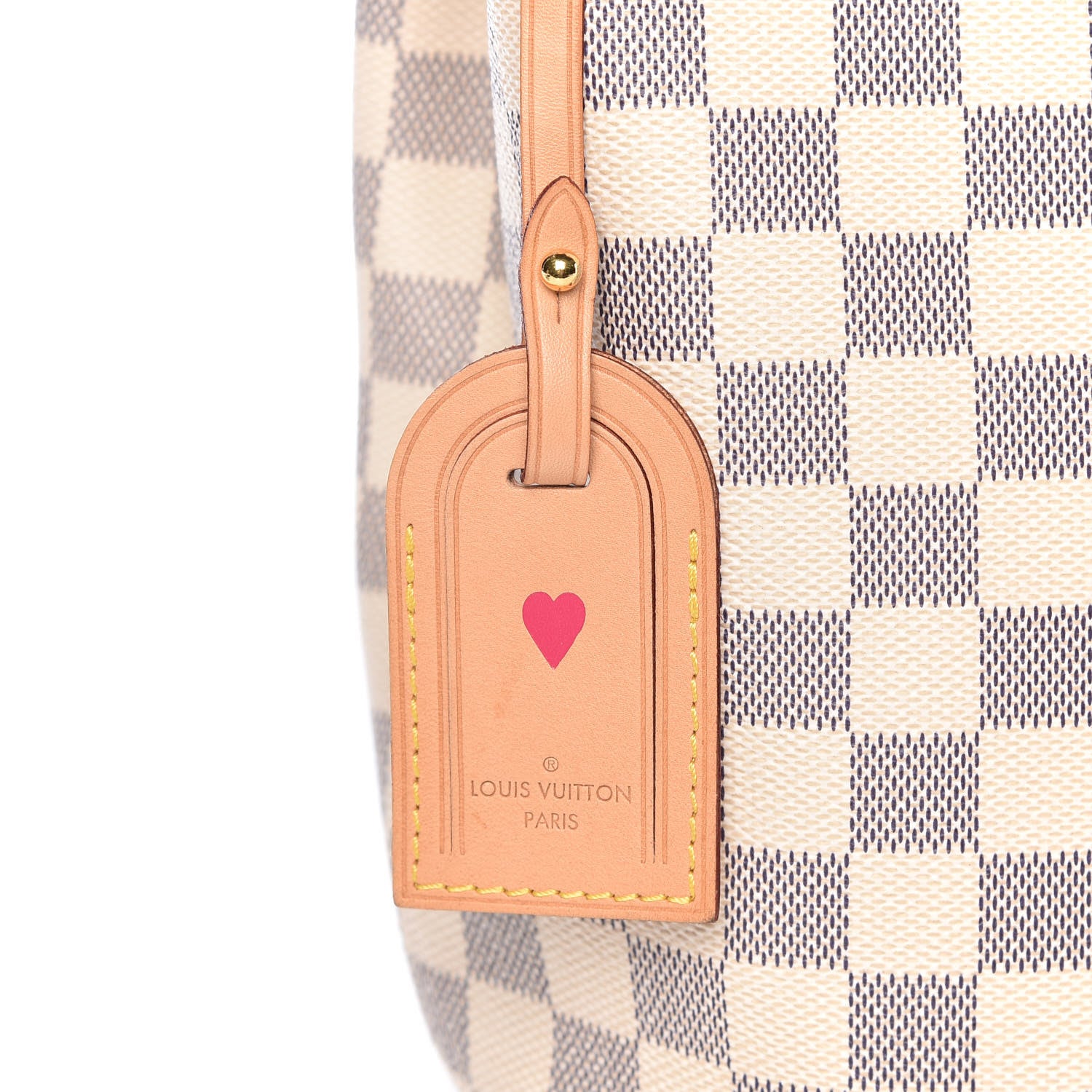 Louis Vuitton Damier Azur Graceful PM Rose Ballerine 9 of 13