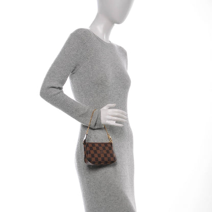 Louis Vuitton Damier Ebene Mini Pochette Accessories 2 of 7