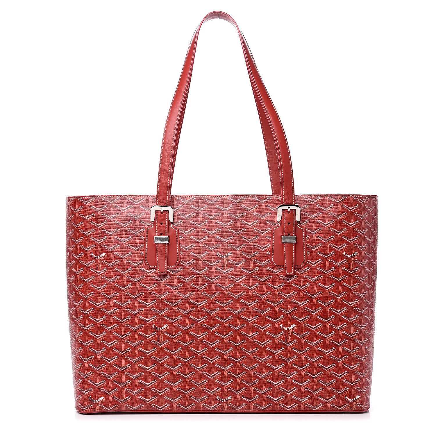 Goyard Goyardine Sac Marie Galante GM Red 1 of 8