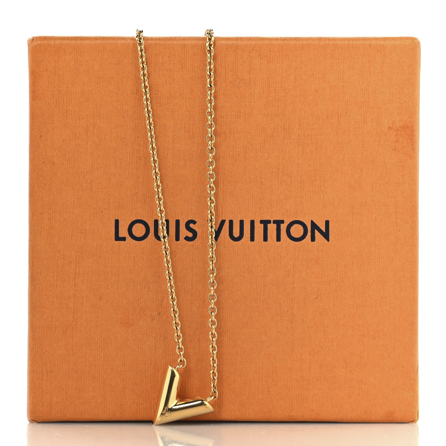 Essential V Necklace Gold