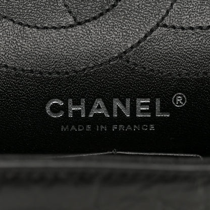 Chanel Aged Calfskin Chevron Quilted 2.55 Reissue 226 So Black 6 of 13