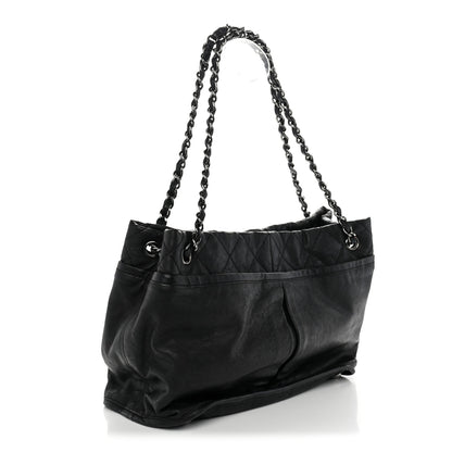Chanel Washed Lambskin Natural Beauty Tote  Black 3 of 11
