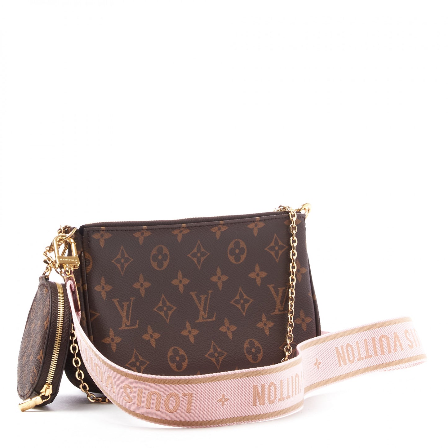 Monogram Multi Pochette Accessories Rose Clair