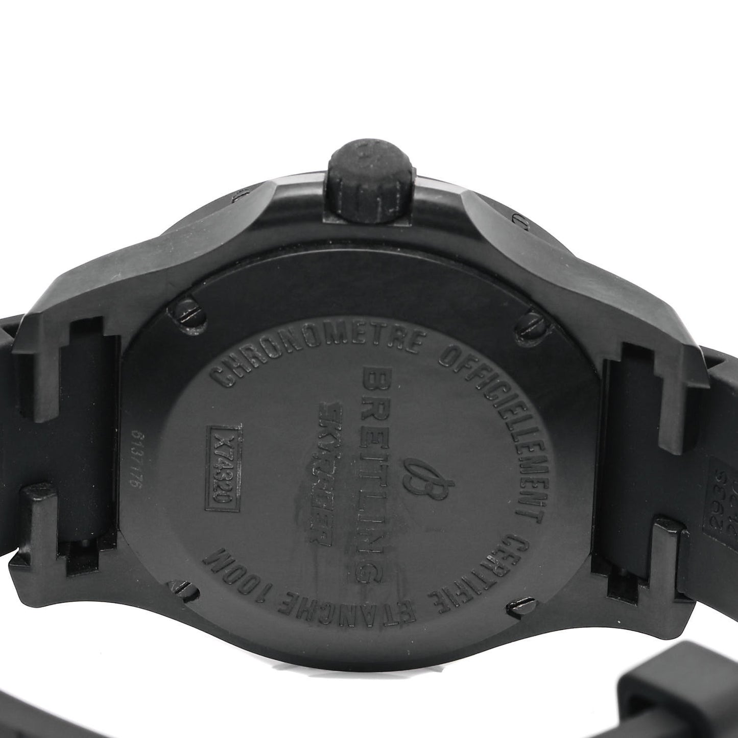 Breitlight Rubber 45mm Colt Skyracer Quartz Watch Black X74320
