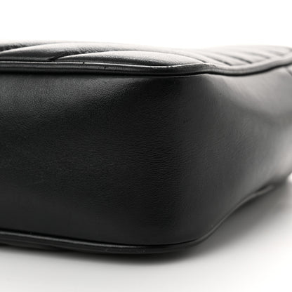 Saint Laurent Calfskin Matelasse Monogram Lou Camera Bag Black 10 of 14