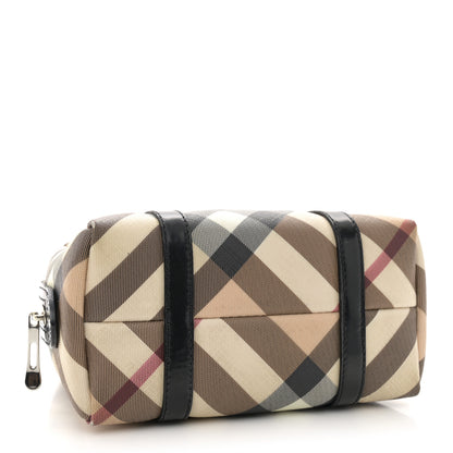 Burberry Nova Check Small Boston Bag Mini Black 4 of 14