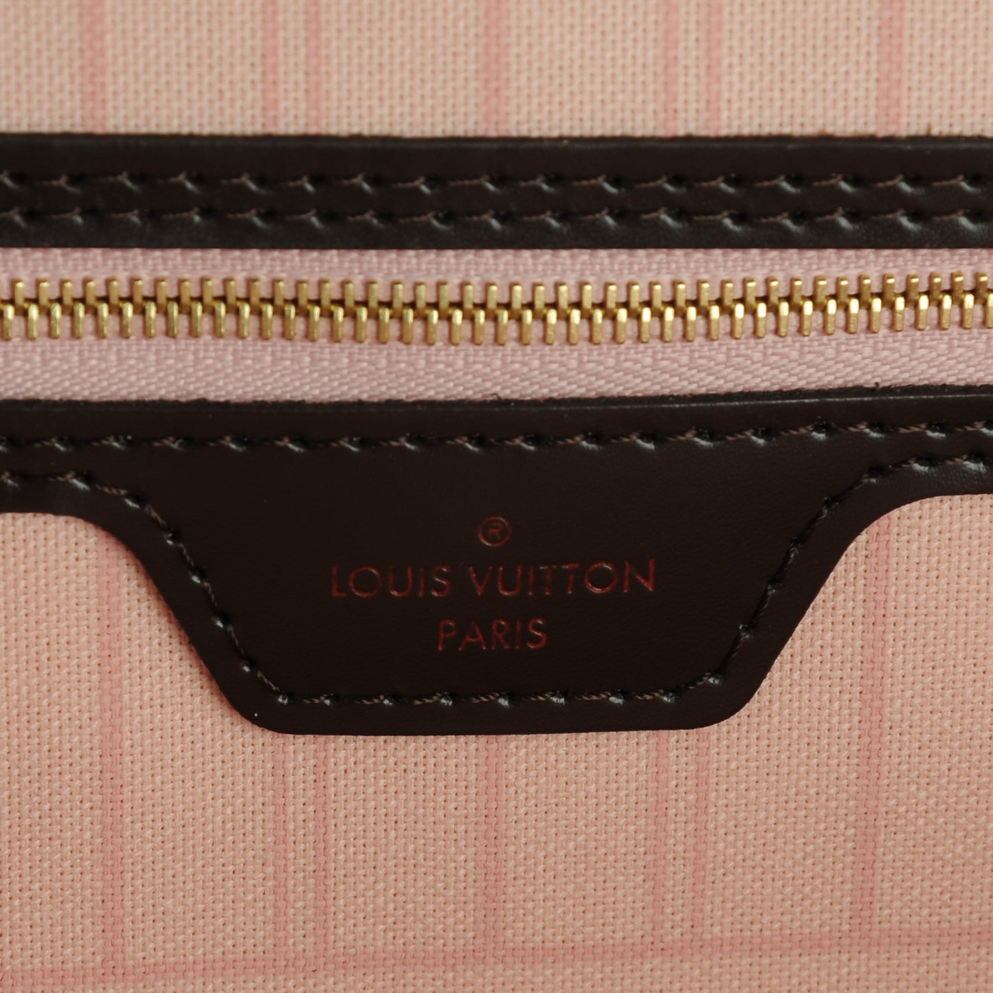 Damier Ebene Neo Neverfull MM Rose Ballerine