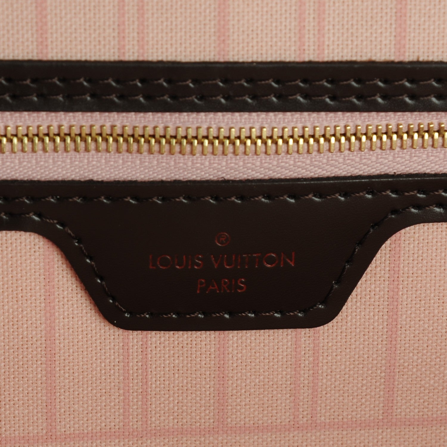 Louis Vuitton Damier Ebene Neo Neverfull MM Rose Ballerine 6 of 7