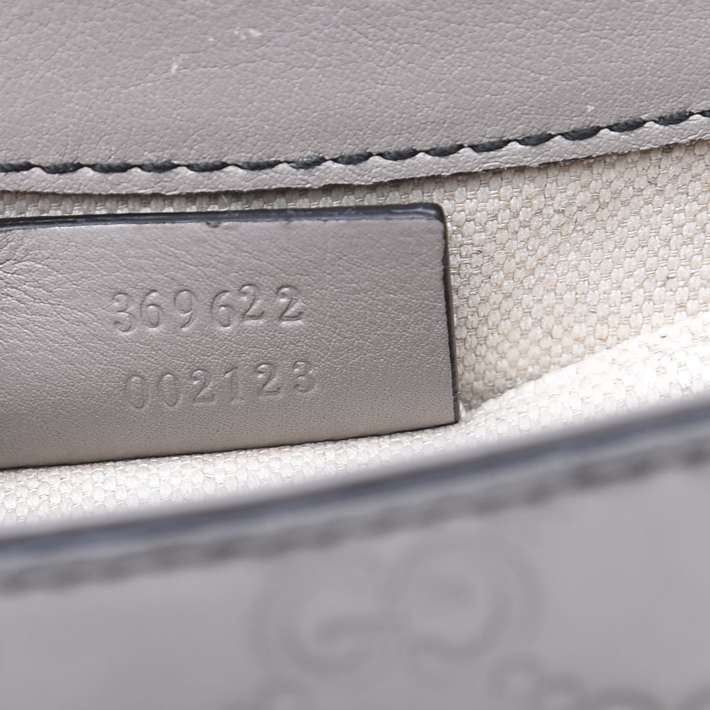 Guccissima Mini Emily Chain Shoulder Bag Storm Grey
