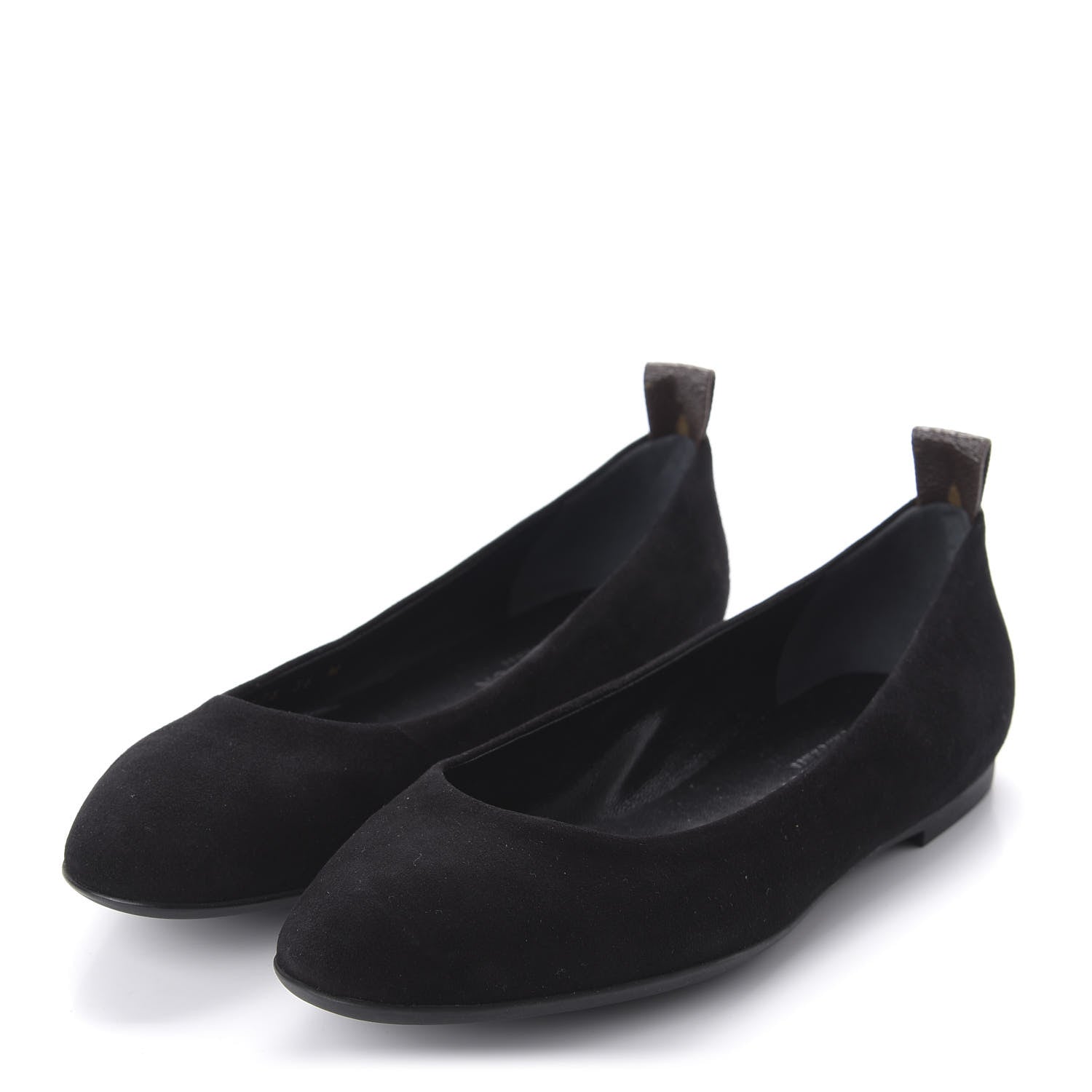 Louis Vuitton Suede Monogram Uniformes Ballet Flats 36 Black 3 of 8