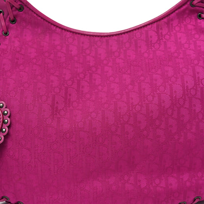 Christian Dior Monogram Ethnic Hobo Pink 8 of 10
