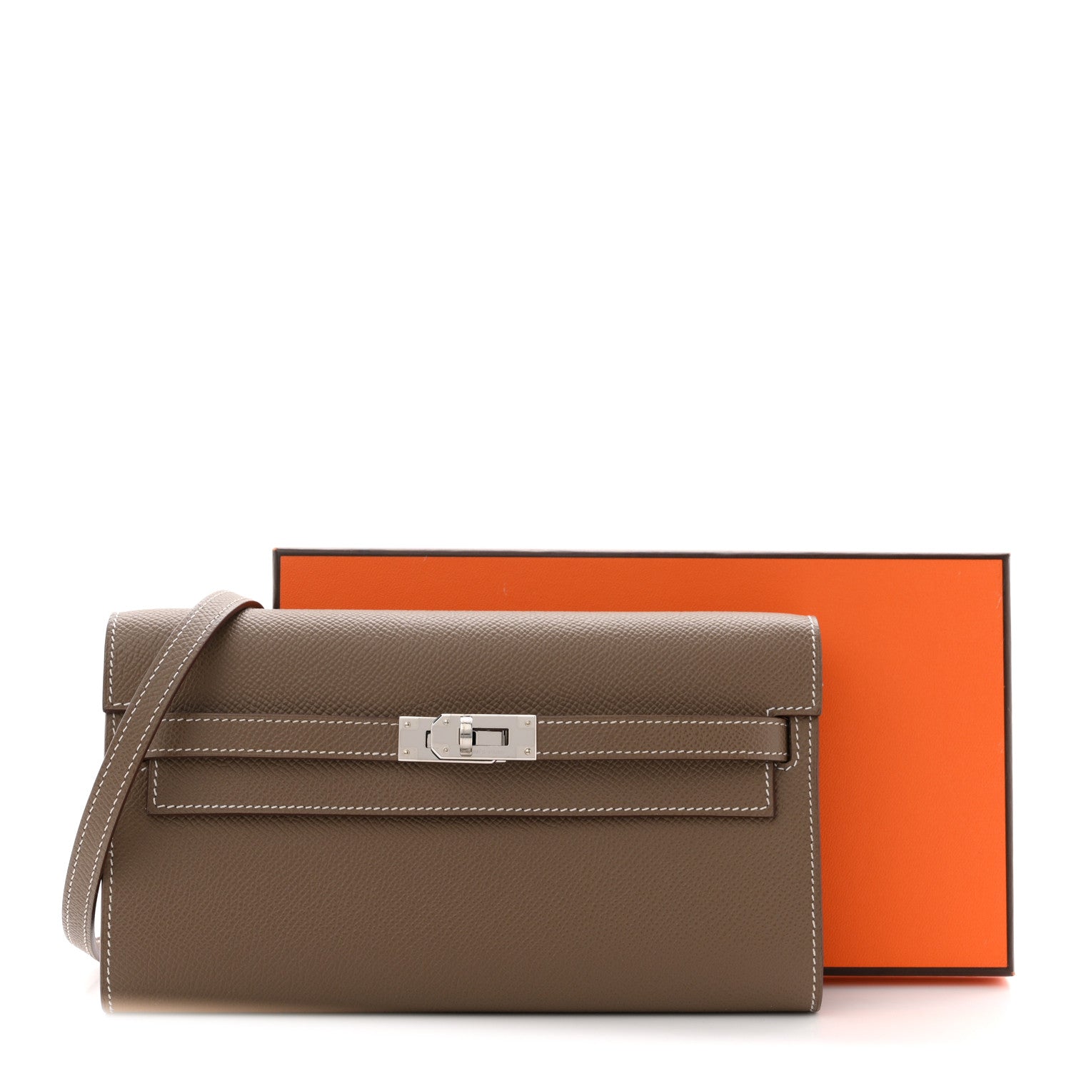 Hermes Epsom Kelly Wallet To Go Etoupe 11 of 11