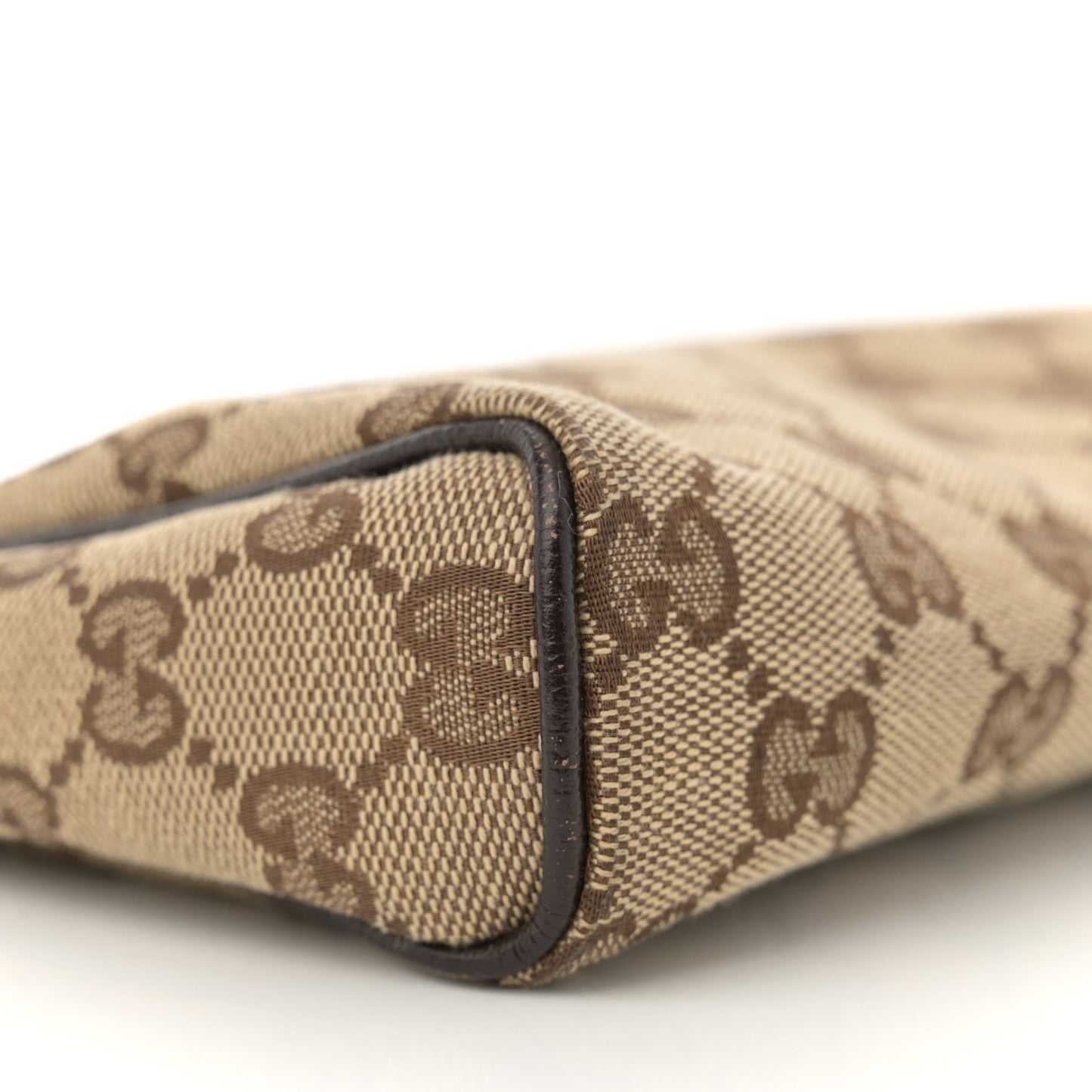Monogram D Ring Cosmetic Case Brown