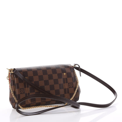 Louis Vuitton Damier Ebene Favorite PM 3 of 9