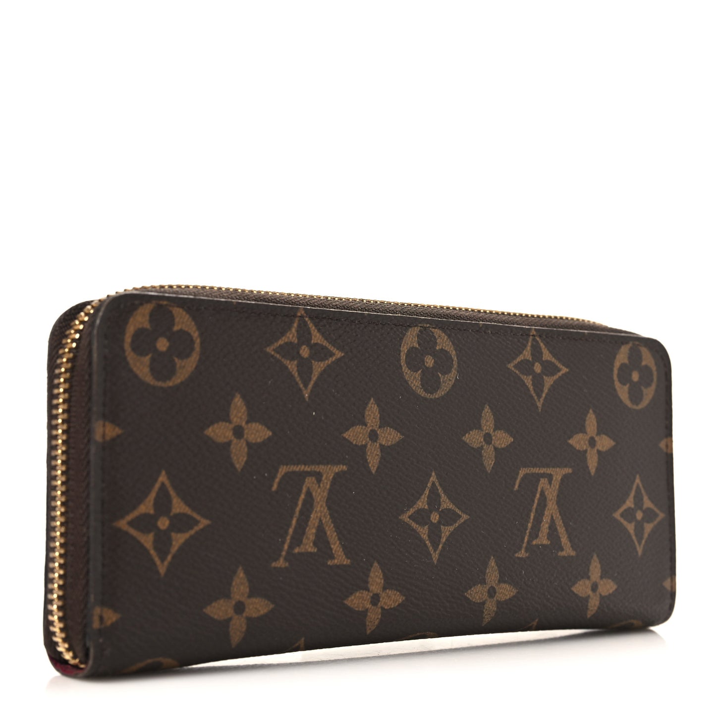 Monogram Clemence Wallet Fuchsia