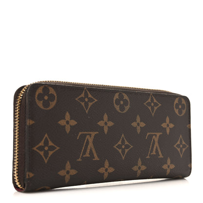 Louis Vuitton Monogram Clemence Wallet Fuchsia 3 of 6