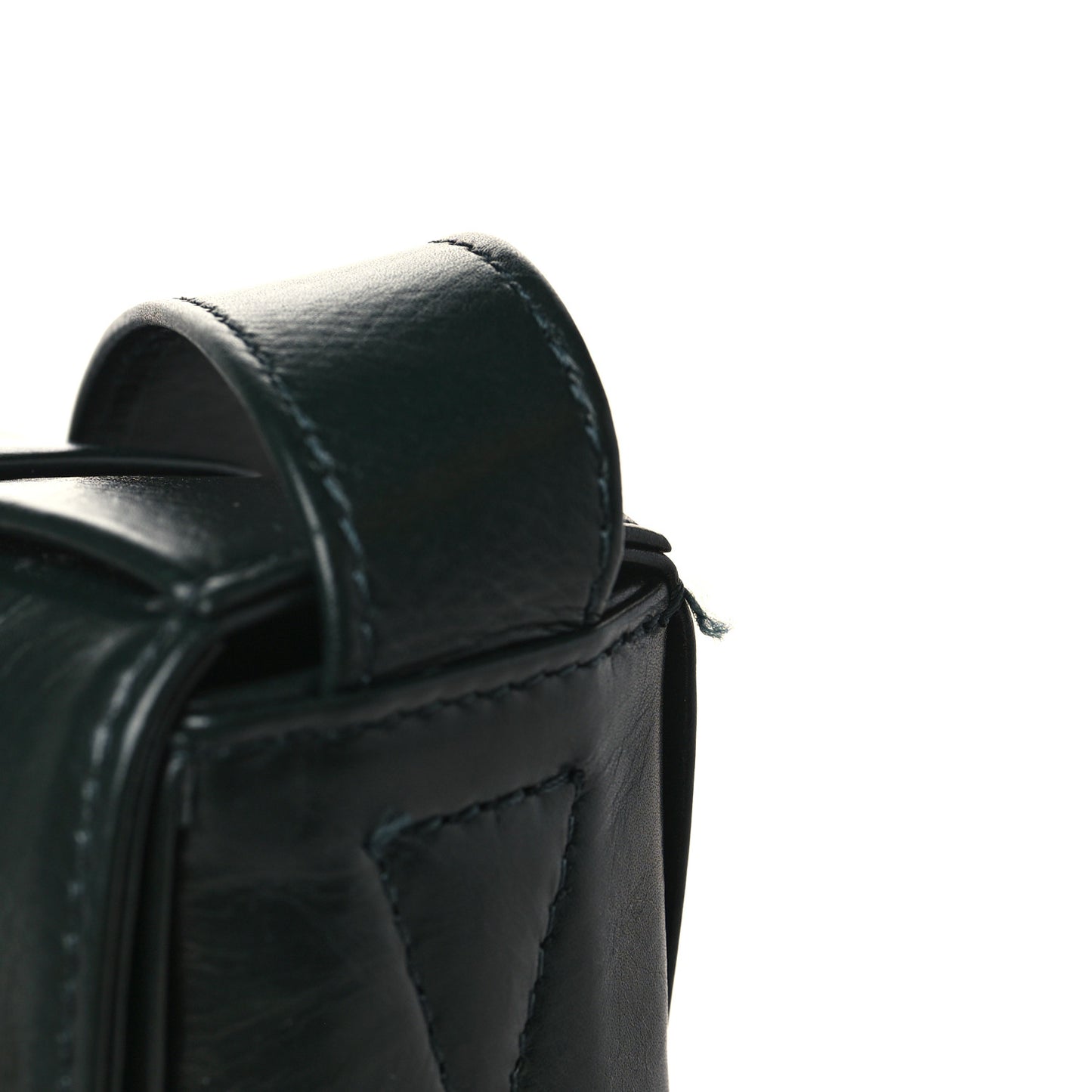 Paper Calfskin Maxi Intreccio Cassette Crossbody Bag Black