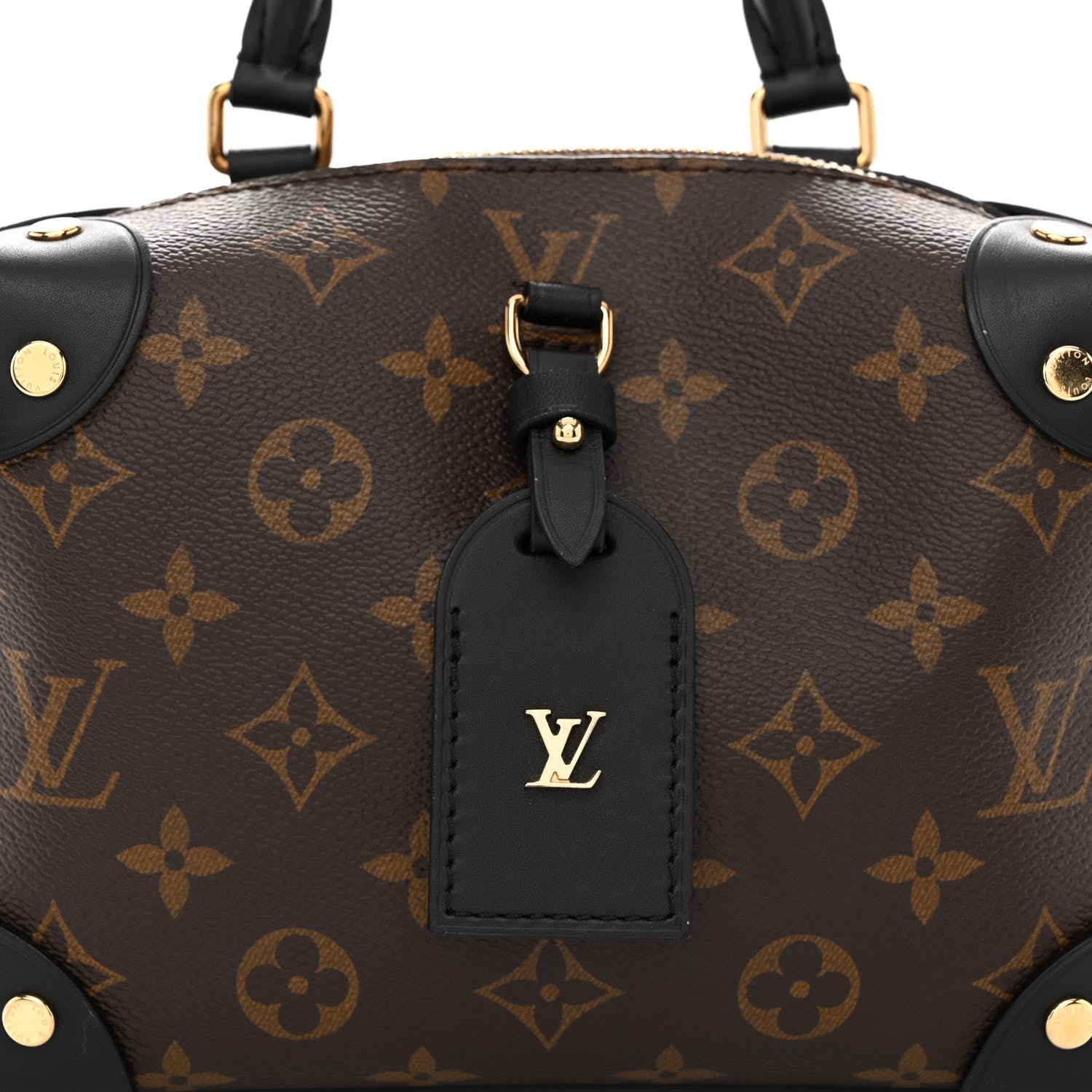 Louis Vuitton Monogram Petite Malle Souple Black 8 of 10