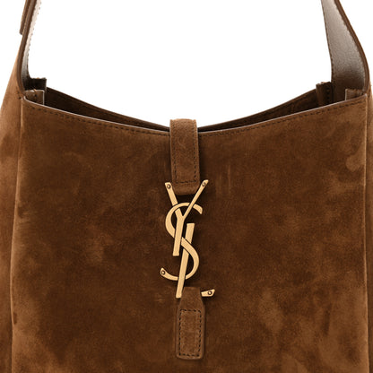 Saint Laurent Suede Small Le 5 A 7 Soft Hobo Orange Caramel 7 of 9