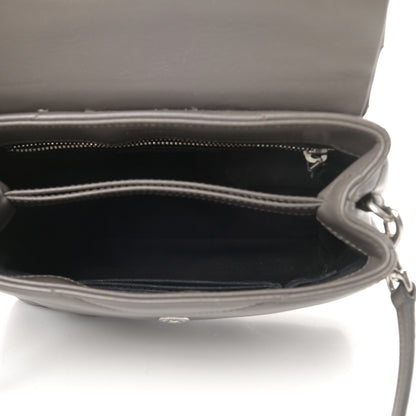 Saint Laurent Calfskin Y Quilted Monogram Toy Loulou Crossbody Bag Storm 5 of 15