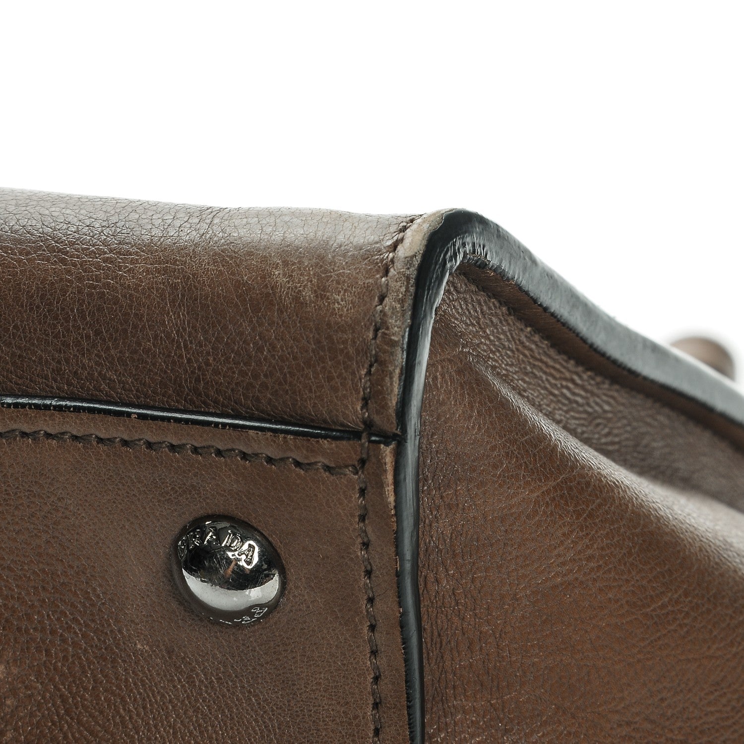 Prada Glace Calf Twin Pocket Tote Argilla 18 of 21