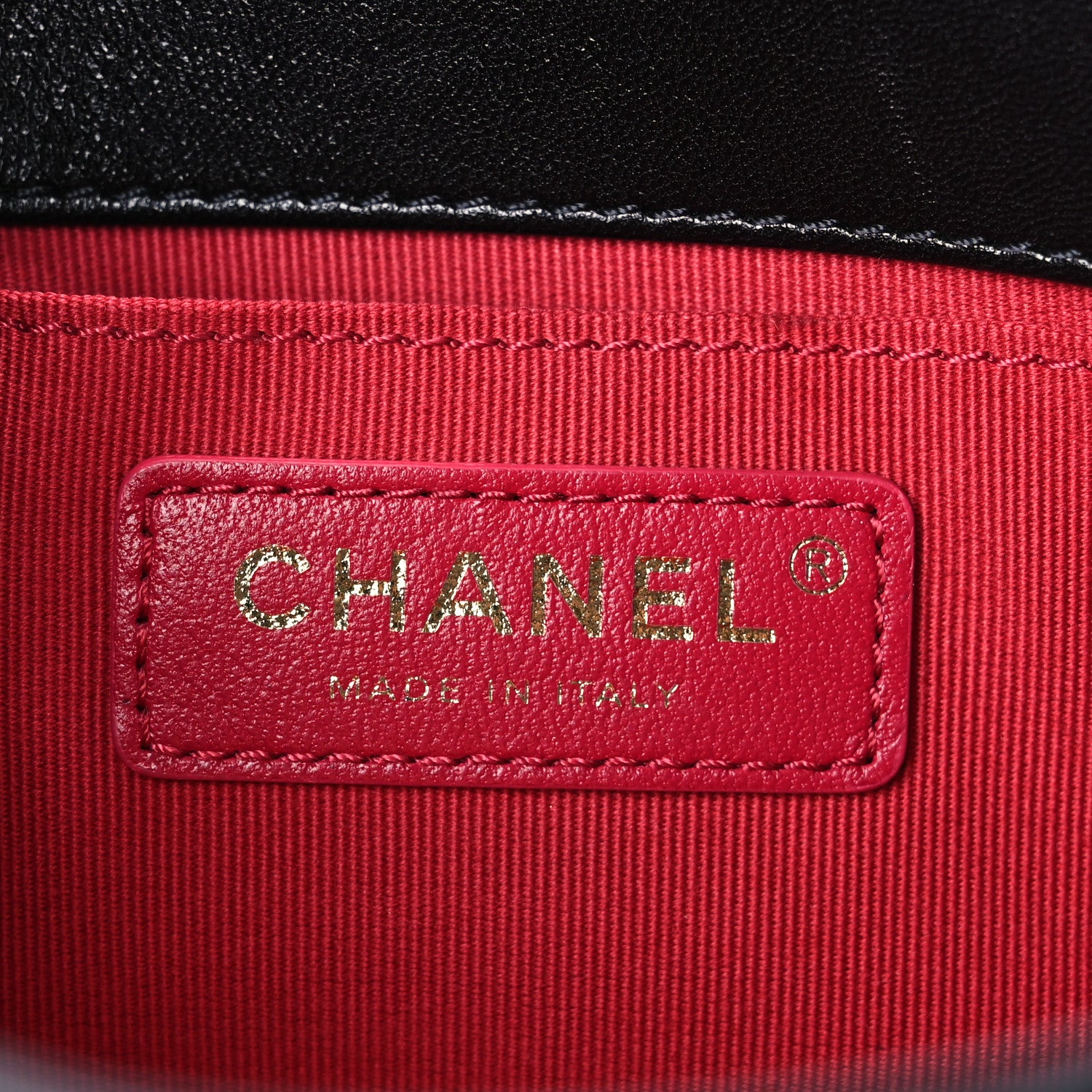 Chanel Lambskin Quilted Diamond Lock Flap Black 6 of 10