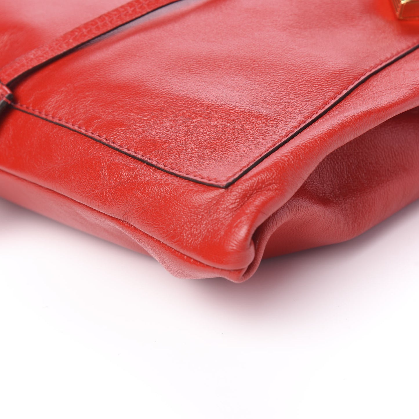 Ramskin Alix Shoulder Bag Flame Red
