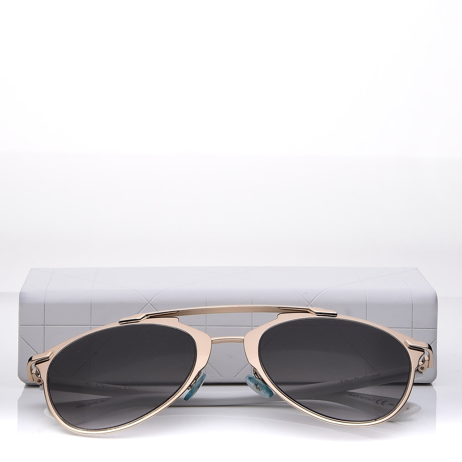 Christian Dior Reflected Sunglasses Rose Gold White 9 of 9