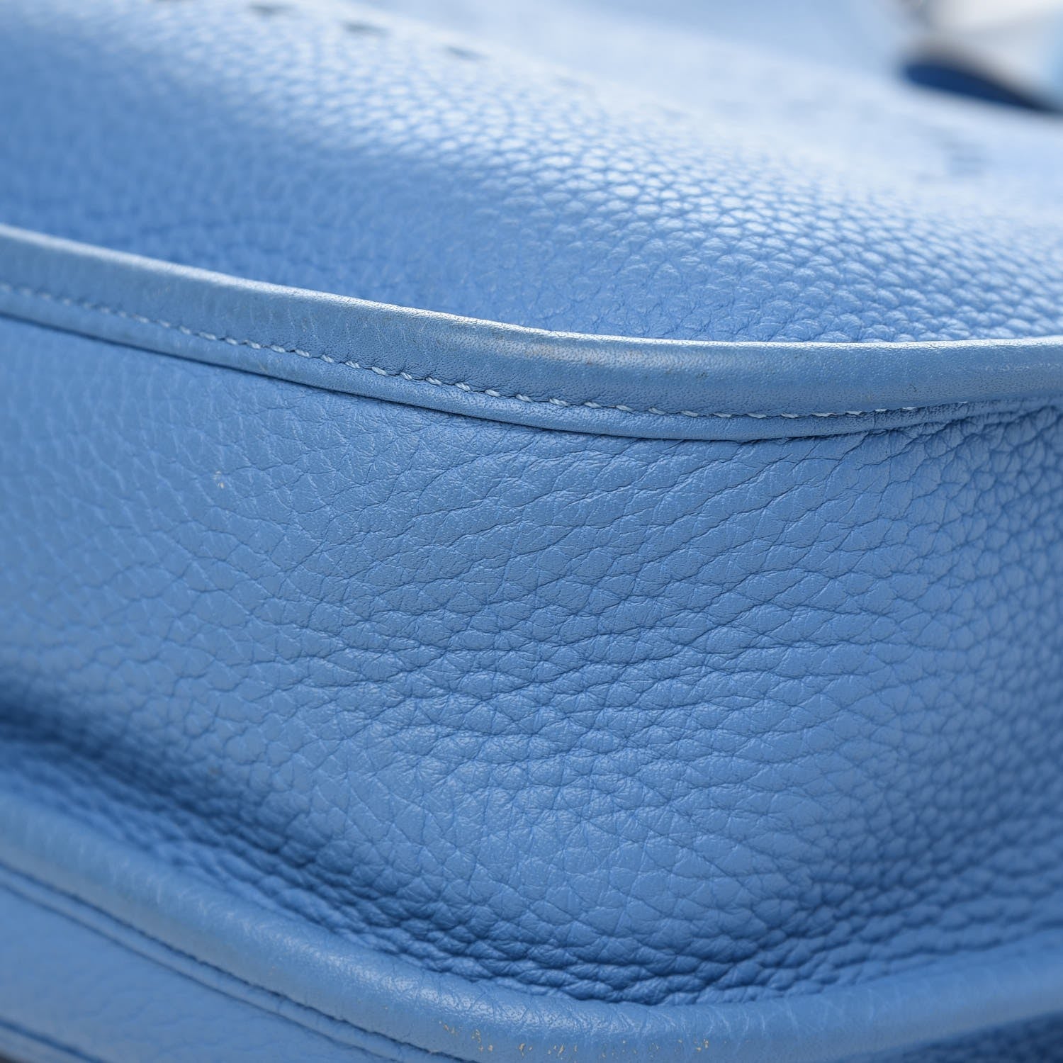 Hermes Taurillon Clemence Evelyne III PM Bleu Paradis 14 of 14