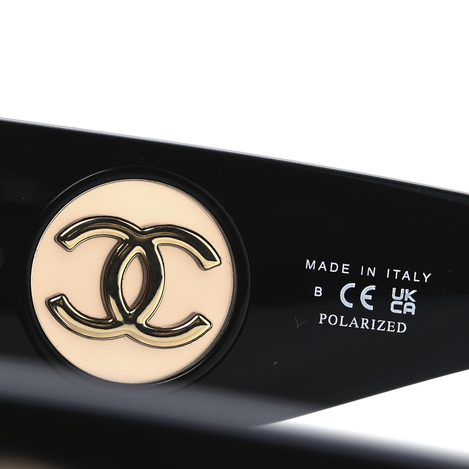 Chanel Acetate Butterfly CC Sunglasses 5550-A Black 6 of 7