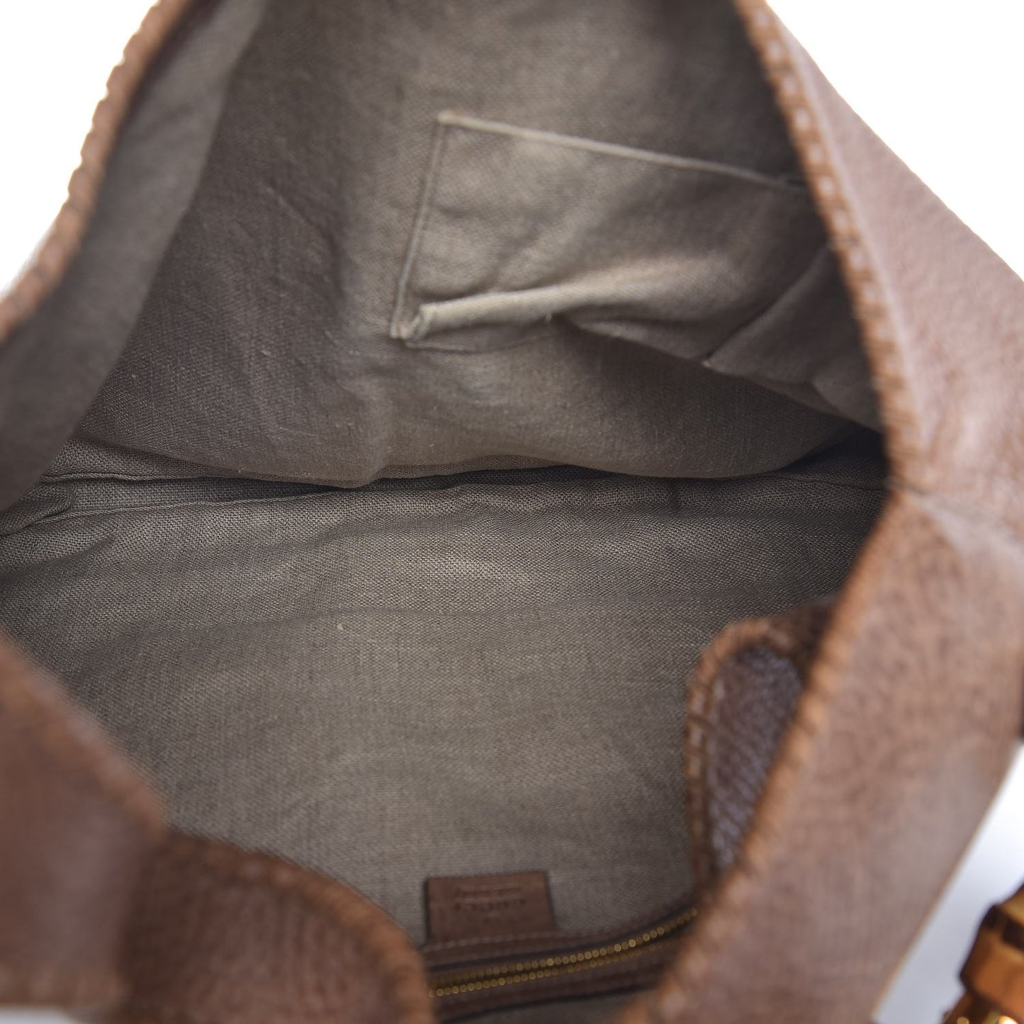 Pebbled Calfskin Large New Jackie Shoulder Bag Maple Brown