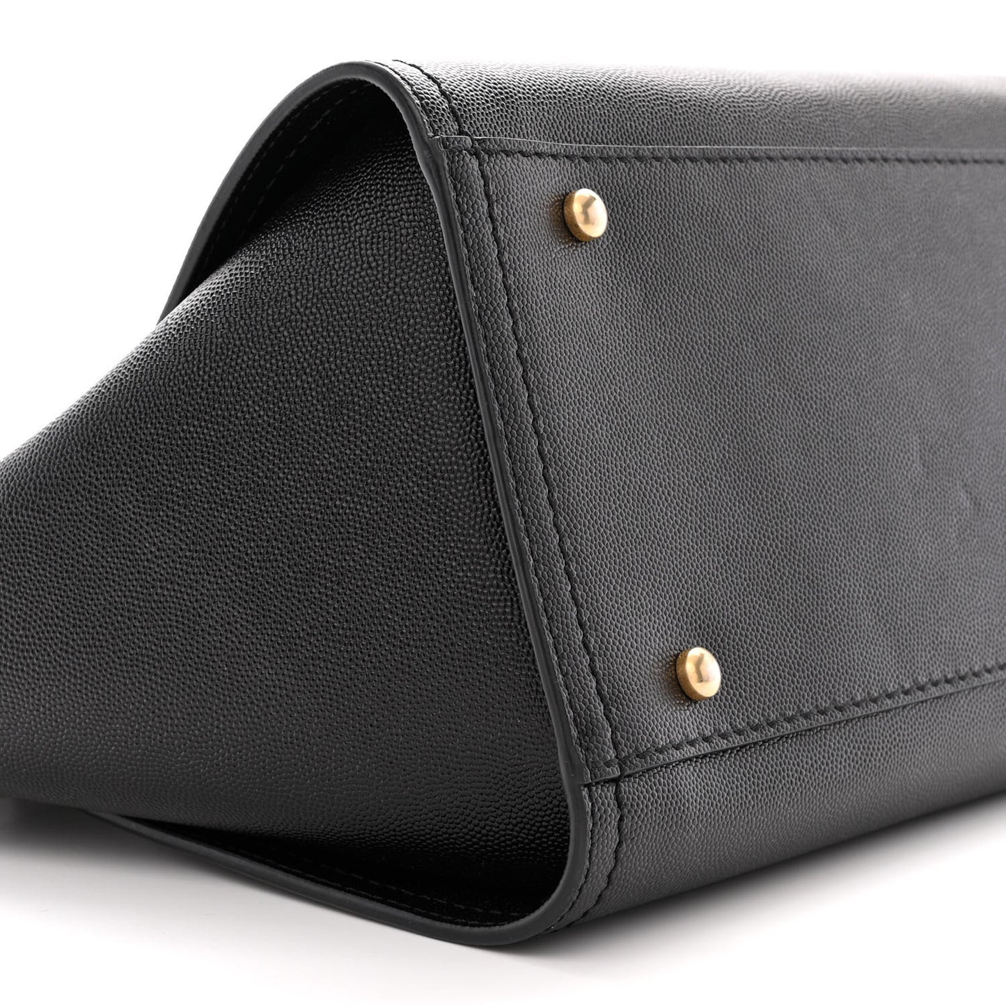 Caviar Small Studded Deauville Tote Black