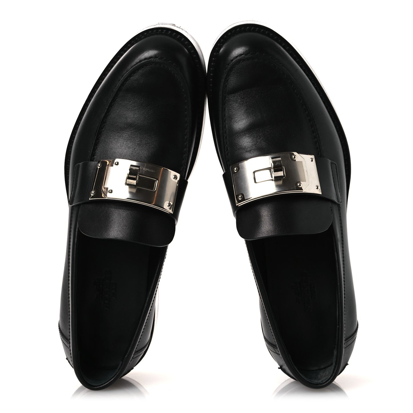 Calfskin Womens Hot Loafer 37 Black