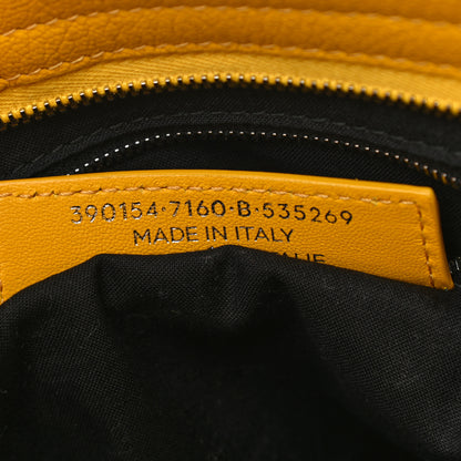 Balenciaga Chevre Silver Metallic Edge Hardware City Jaune Epi 7 of 10