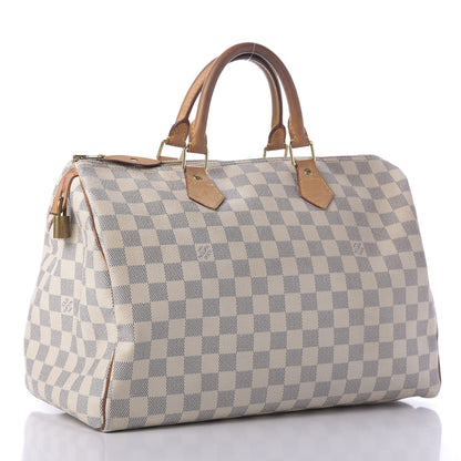 Louis Vuitton Damier Azur Speedy 35 3 of 9