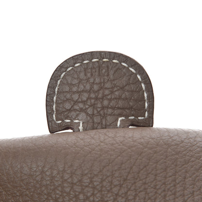 Hermes Taurillon Clemence Evelyne III GM Etoupe 7 of 11