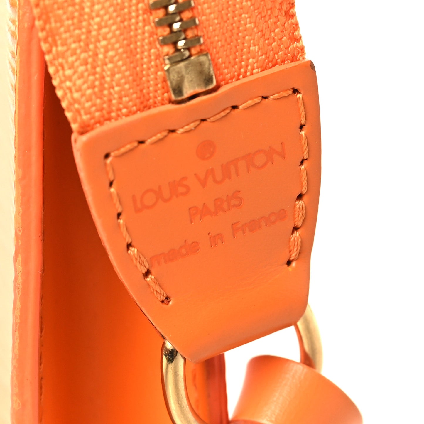 Epi Pochette Accessories 24 Mandarin
