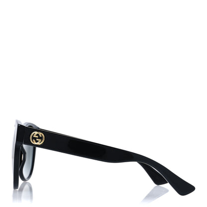 Gucci Acetate Round Sunglasses GG 0035S Black 3 of 8