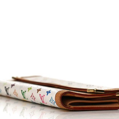 Louis Vuitton Monogram Multicolor Porte Tresor International Wallet White 8 of 9
