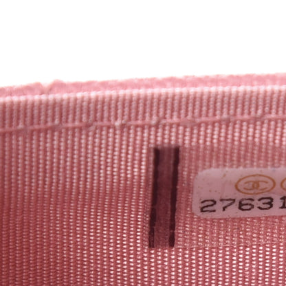 Chanel Iridescent Caviar Quilted Boy Card Holder Wallet Light Pink 7 of 9