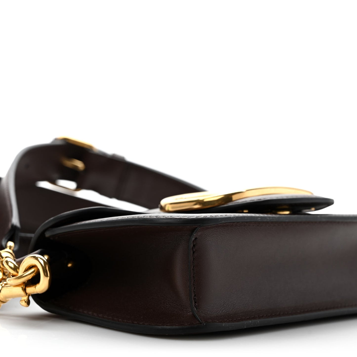 Smooth Calfskin Vlogo Mini Loco Crossbody Bag Fondant