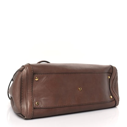 Gucci Calfskin Medium GG Running Tote Brown 4 of 10