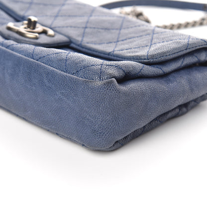 Chanel Caviar Quilted Medium Simply CC Flap Blue 6 of 11