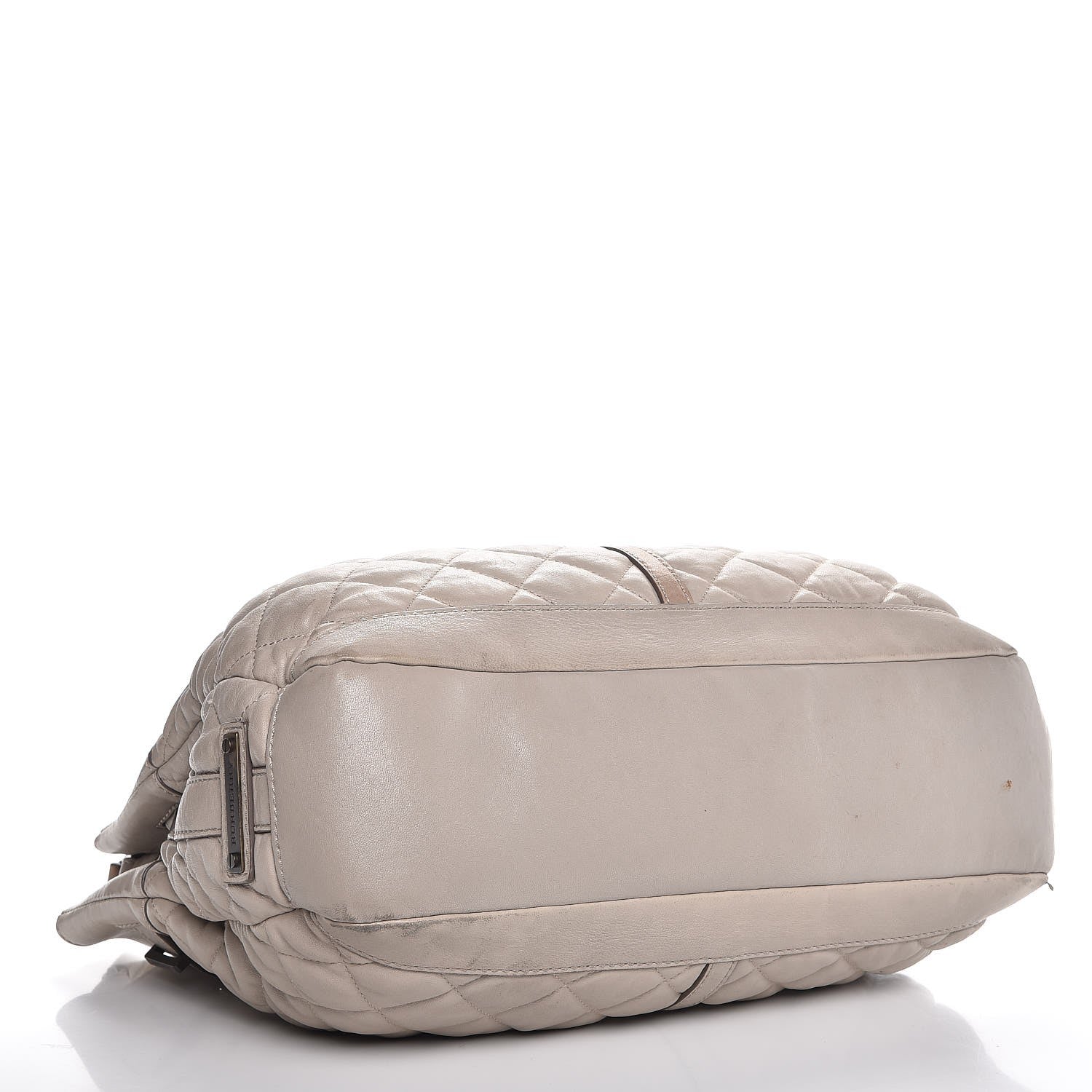 Burberry Lambskin Quilted Medium Enmore Hobo Grey 4 of 21
