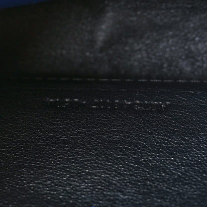 Saint Laurent Calfskin Classic Y Ligne Chain Wallet Bleu Majorelle 8 of 12